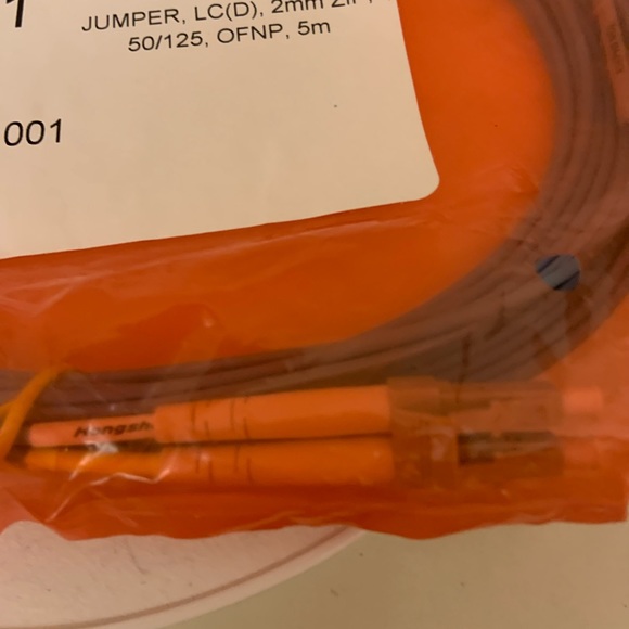 Jumper LC (D) 2 mm zip 50 / 125 OFNP 5m 20 feet - Picture 4 of 4